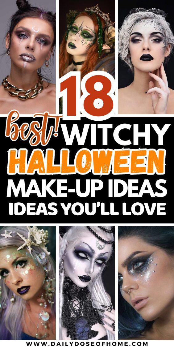 18+ Spellbinding Witchy Halloween Makeup Ideas Bewitch Your Look(00)