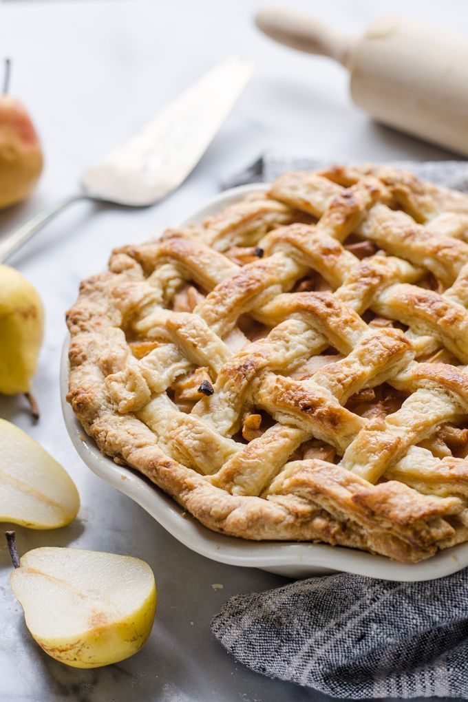 Spiced Pear Autumn Pie Recipes