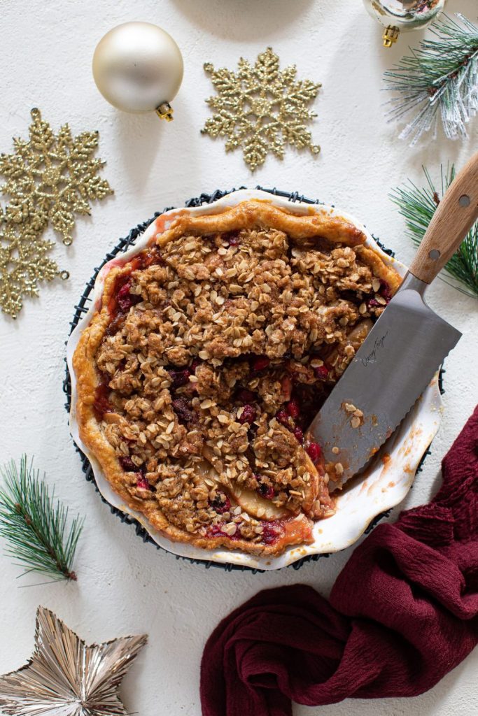 Cranberry Apple Crumble Autumn Pie Recipes