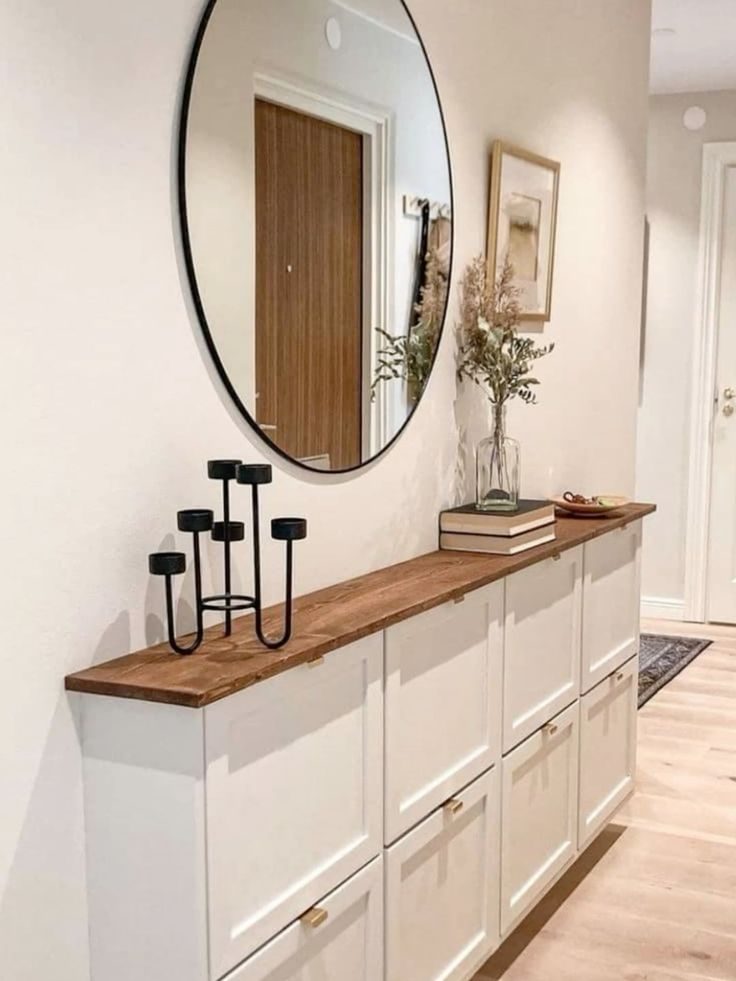 Mirror Entryway Cabinet Ideas