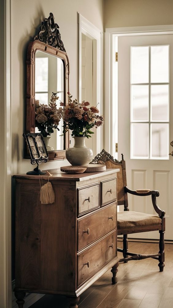 Vintage Entryway Cabinet Ideas